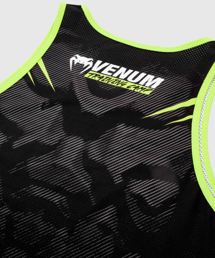 venum training camp 2.0 tanktopp - svartneo gul