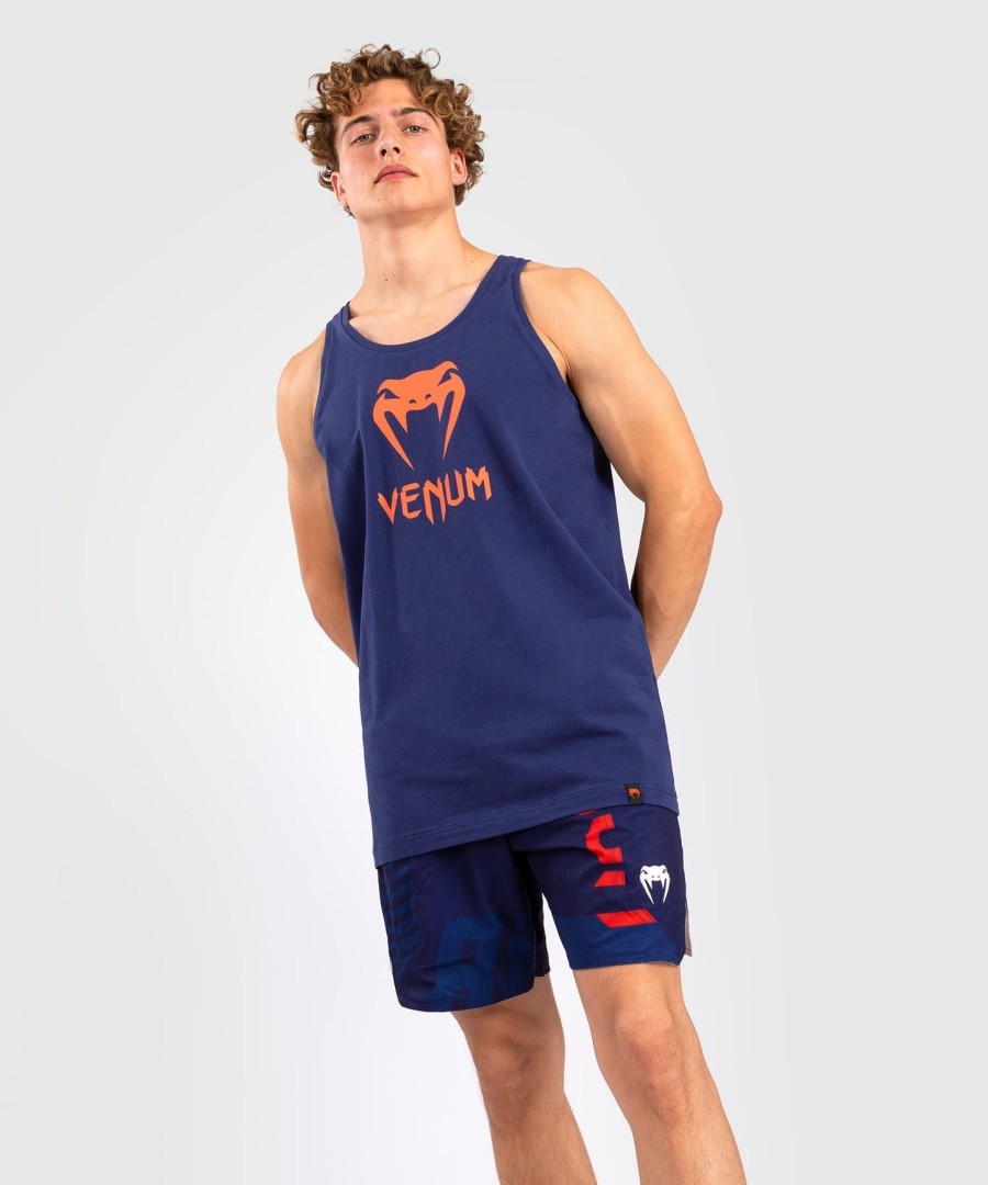 venum classic tanktopp - marineblåoransje
