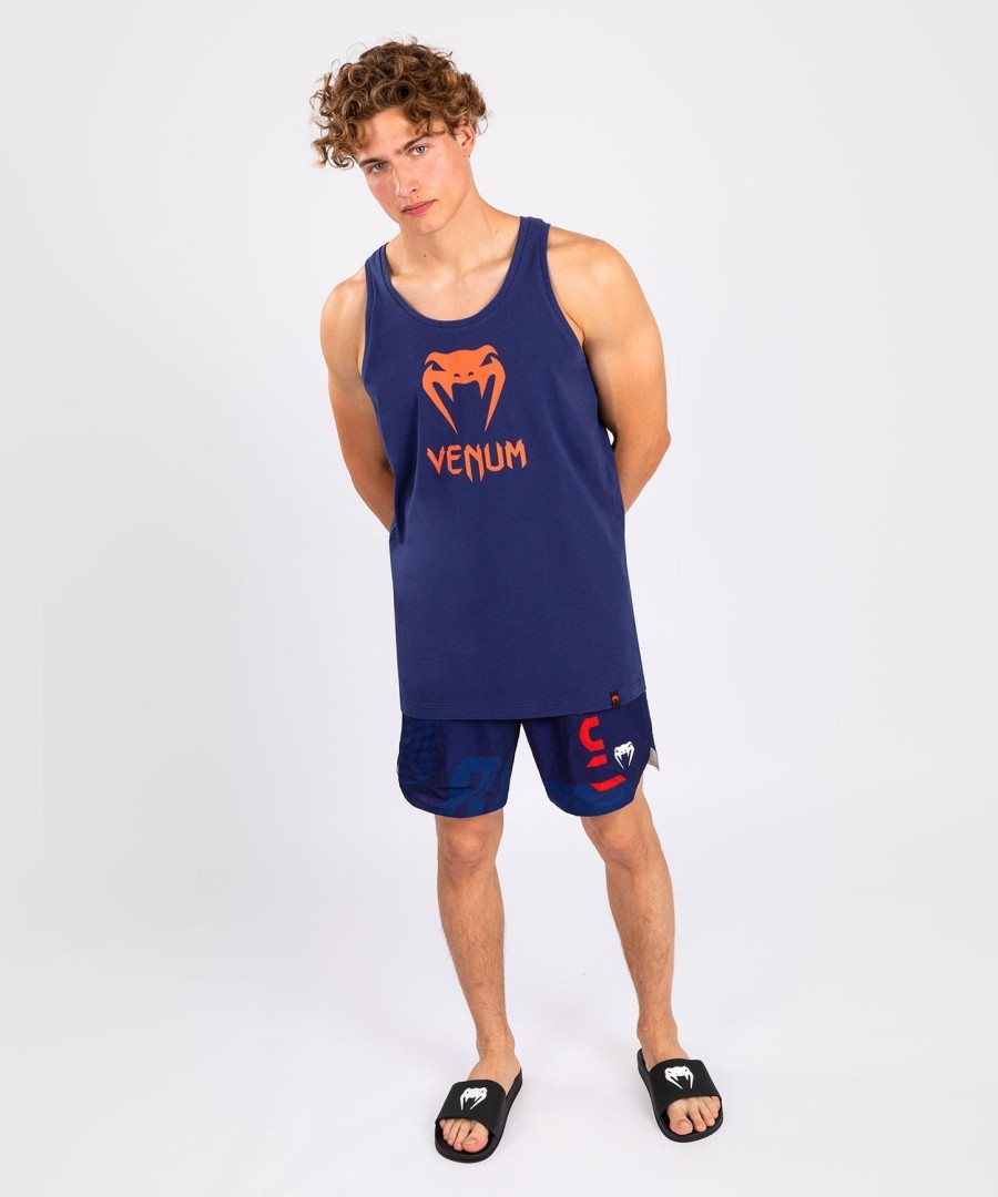 venum classic tanktopp - marineblåoransje