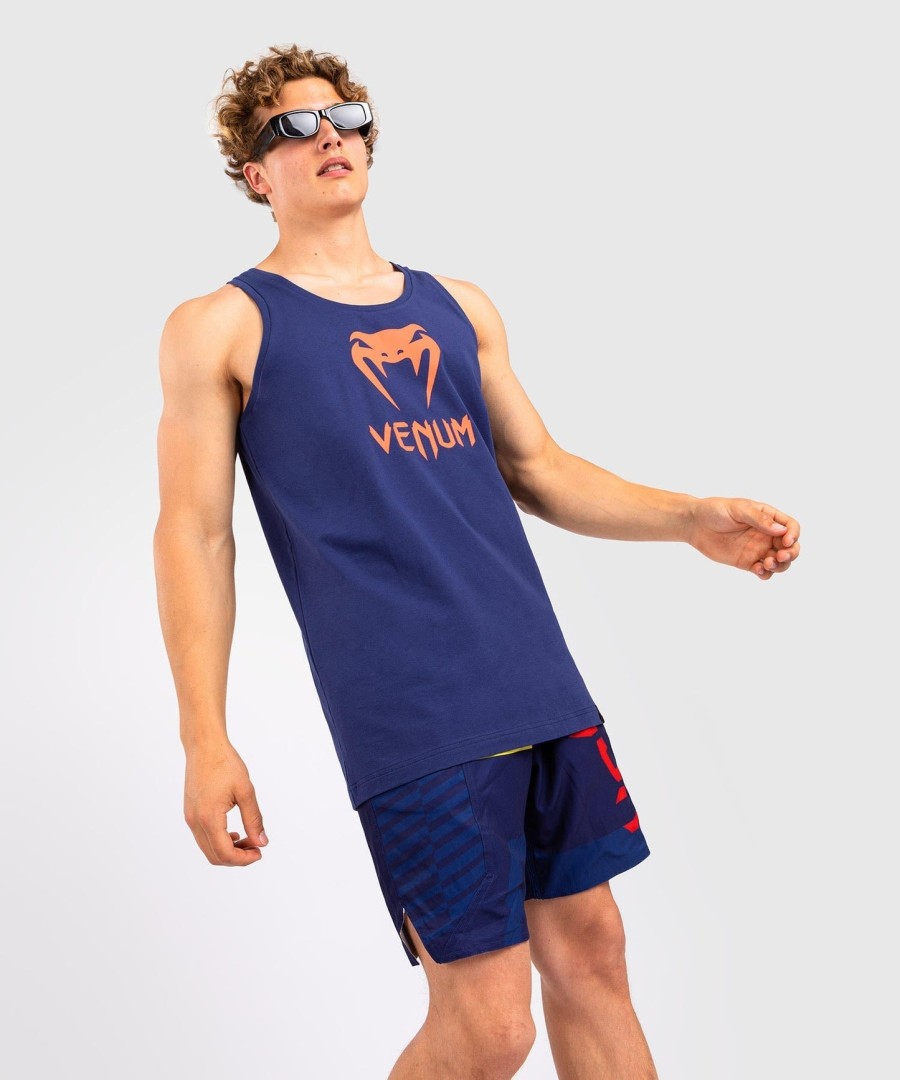 venum classic tanktopp - marineblåoransje