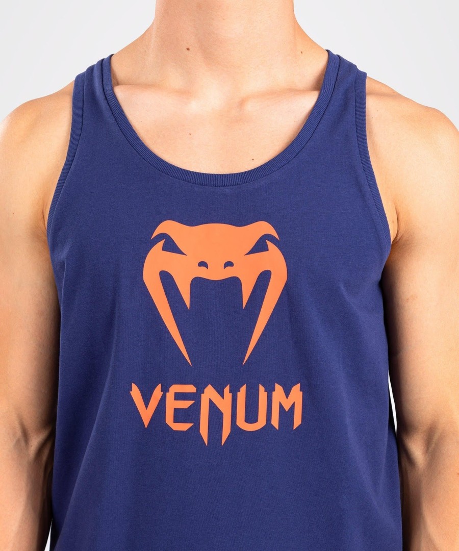 venum classic tanktopp - marineblåoransje