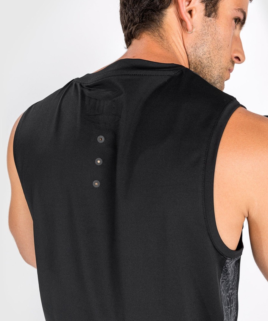 venum classic evo dry tech tanktopp - svartsvart reflekterende
