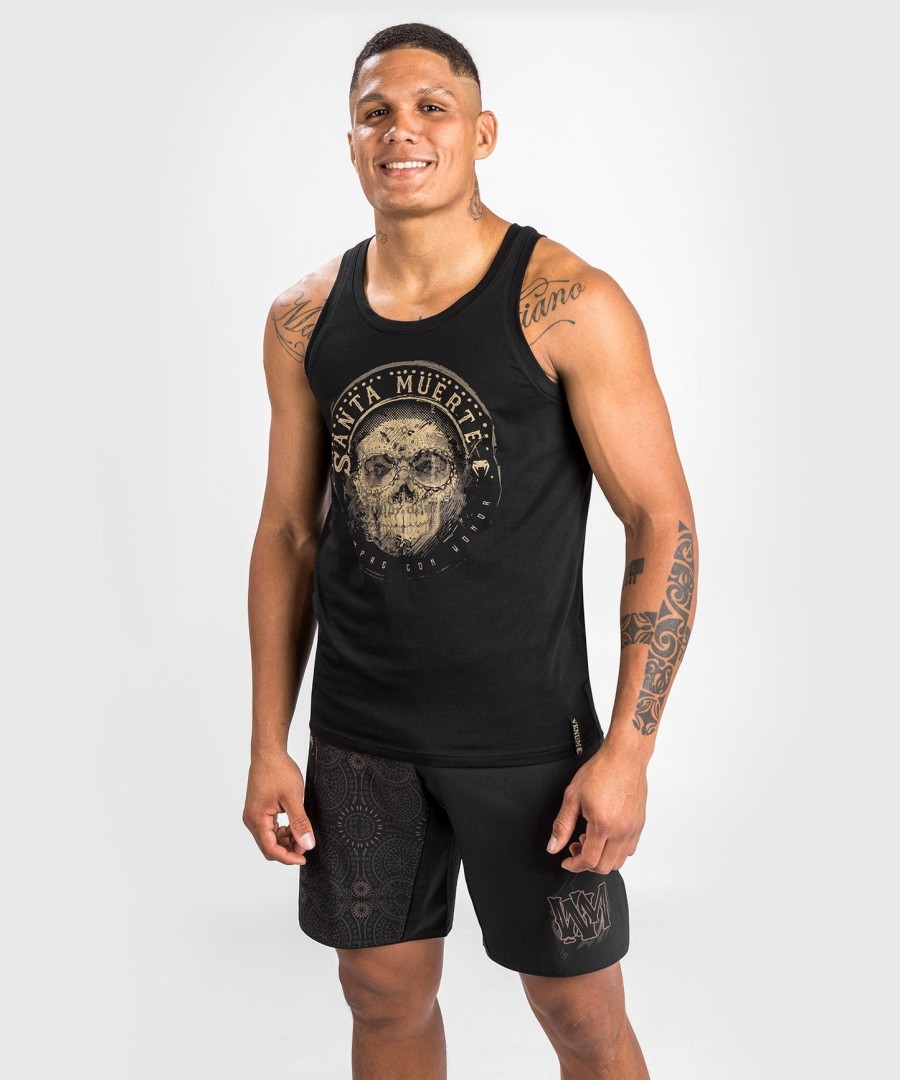 venum santa muerte dark side - tanktopp - svartbrun