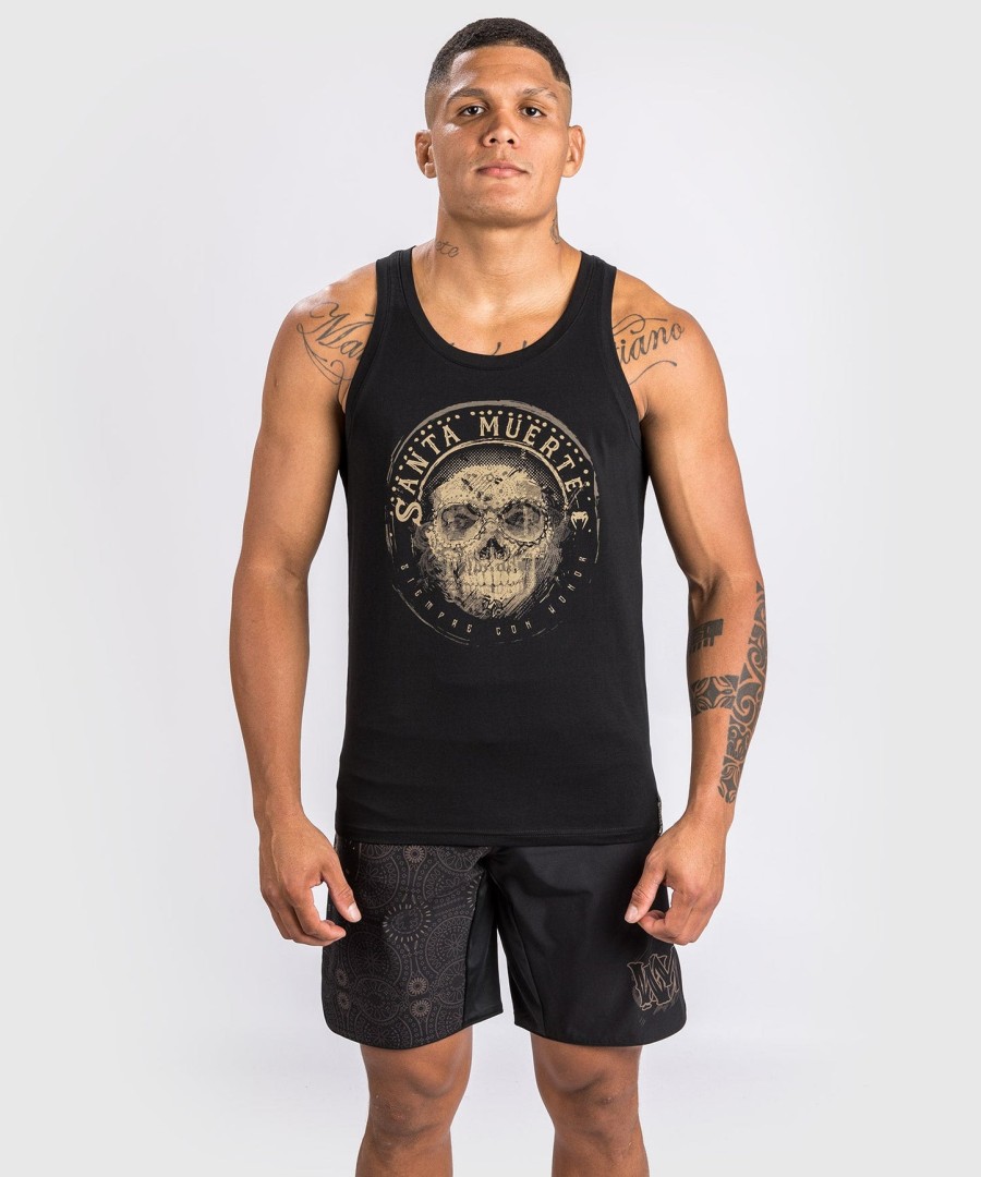 venum santa muerte dark side - tanktopp - svartbrun