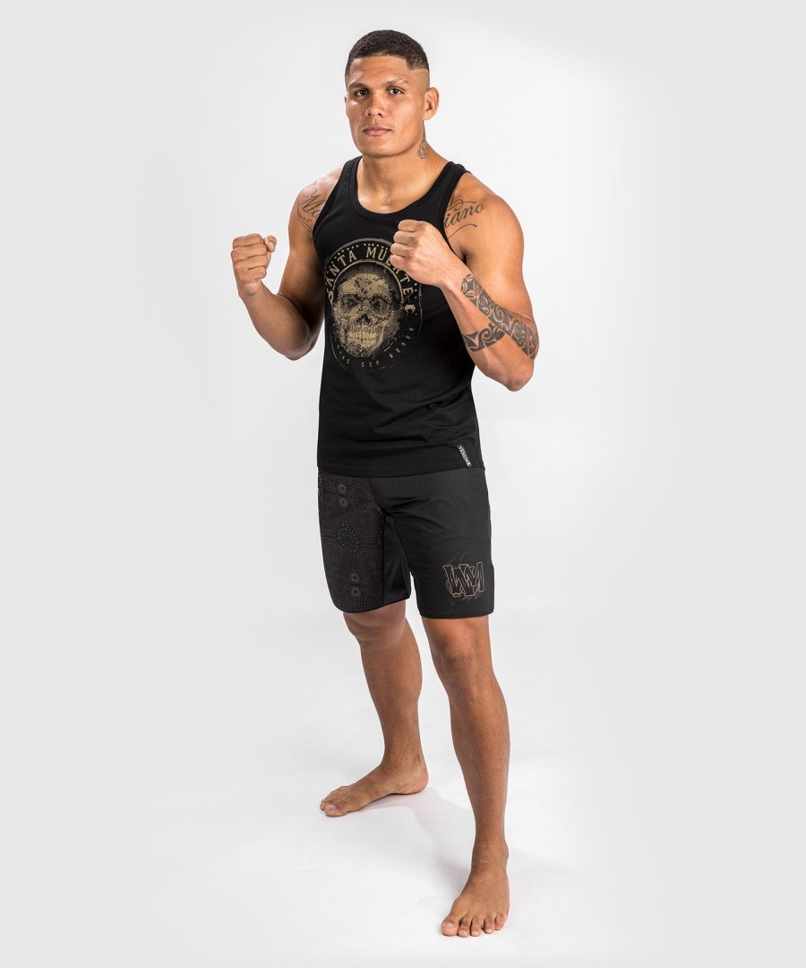 venum santa muerte dark side - tanktopp - svartbrun