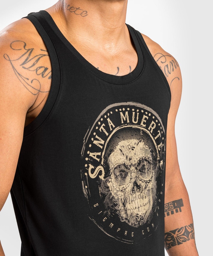 venum santa muerte dark side - tanktopp - svartbrun