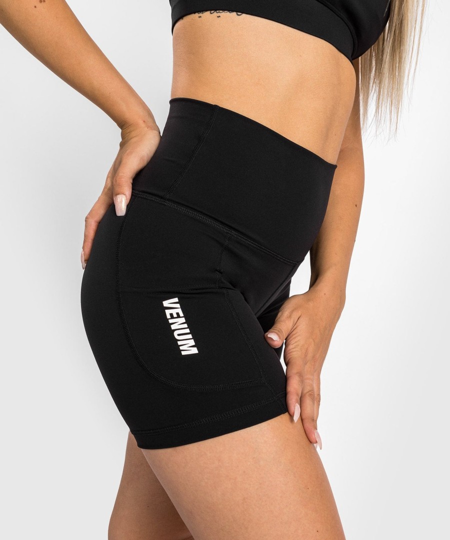 venum essential sykkelshorts dame - svart