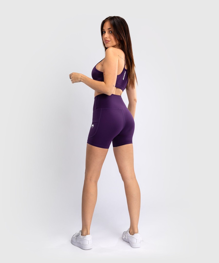 venum essential sykkelshorts til dame – dyp lilla