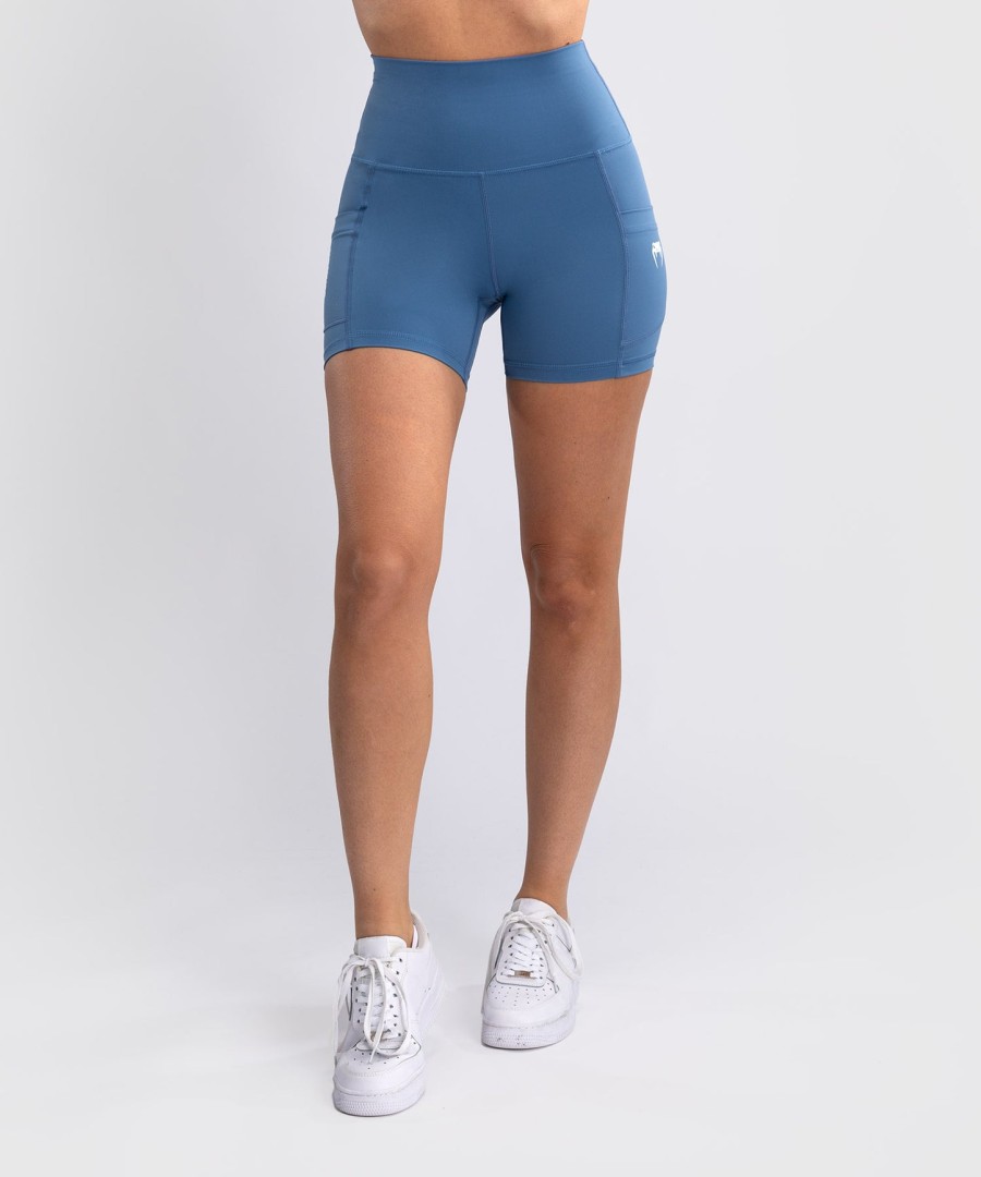 venum essential sykkelshorts til dame - stormblå