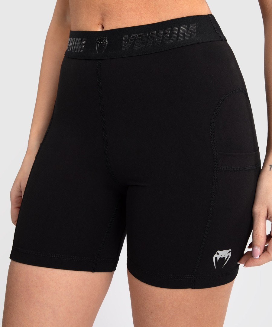 venum elevate dame lang valetudo shorts- svart