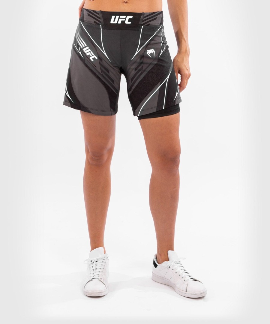 ufc venum authentic fight night dameshorts - lang passform - svart