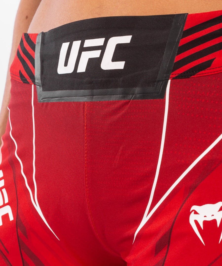 ufc venum authentic fight night dameshorts - lang passform - rød