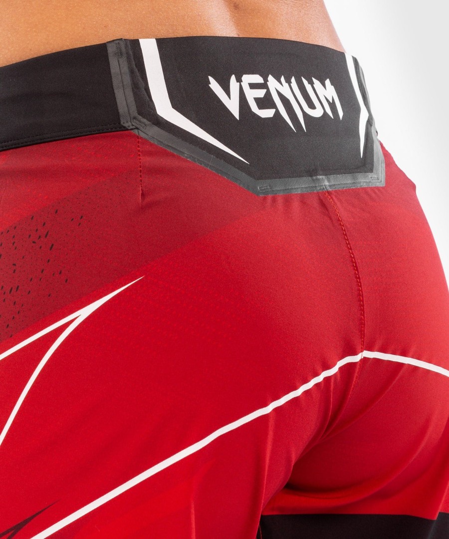 ufc venum authentic fight night dameshorts - lang passform - rød