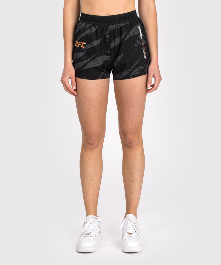 ufc adrenaline av venum fight week dame performance shorts - urban camo