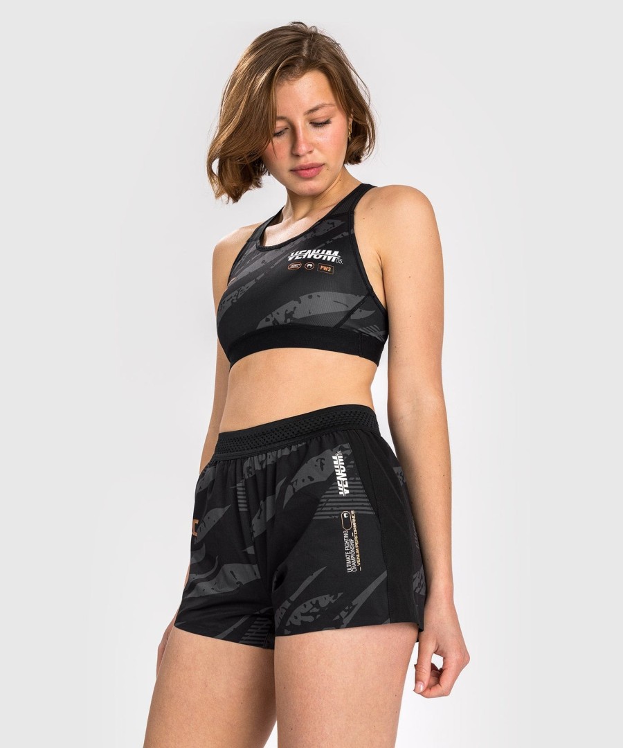 ufc adrenaline av venum fight week dame performance shorts - urban camo