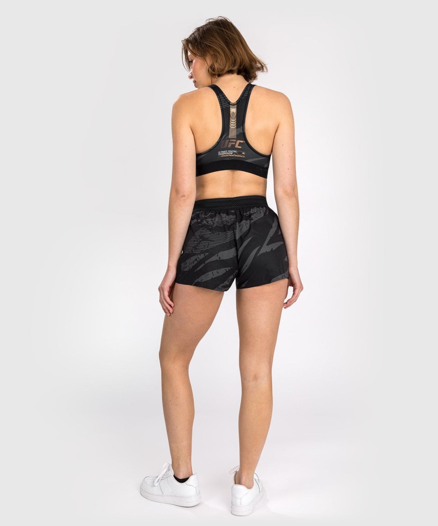 ufc adrenaline av venum fight week dame performance shorts - urban camo