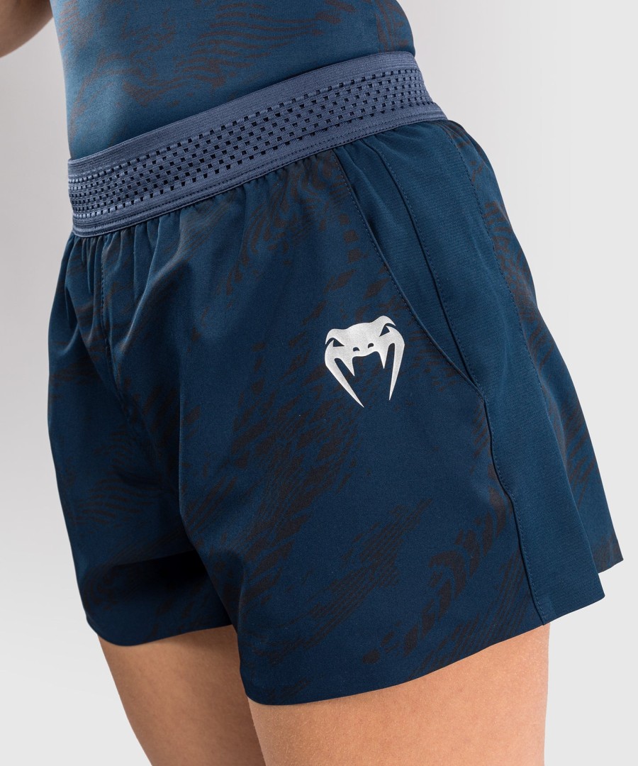 ufc fusion av venum fight week dame performance shorts - oceanic blue