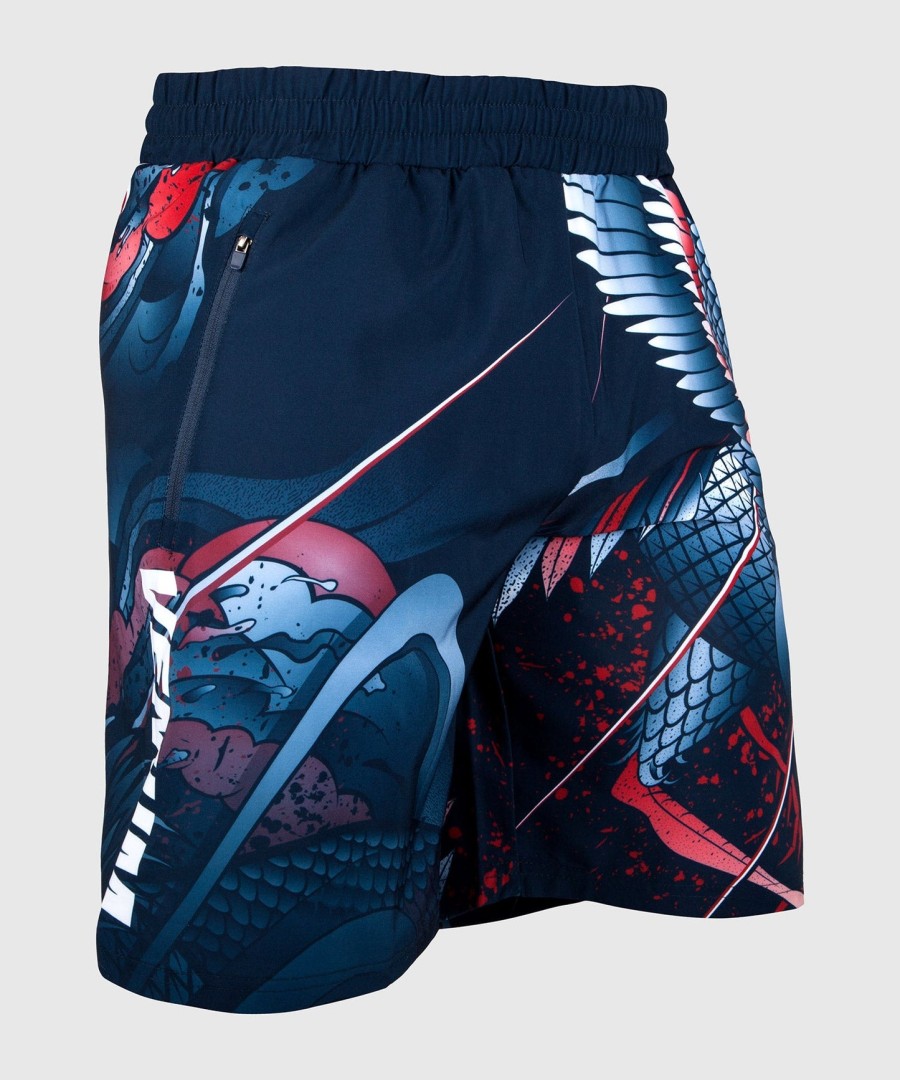 venum rooster treningsshorts - marineblåoransje