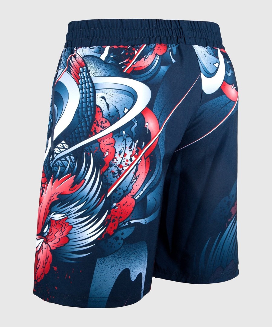 venum rooster treningsshorts - marineblåoransje