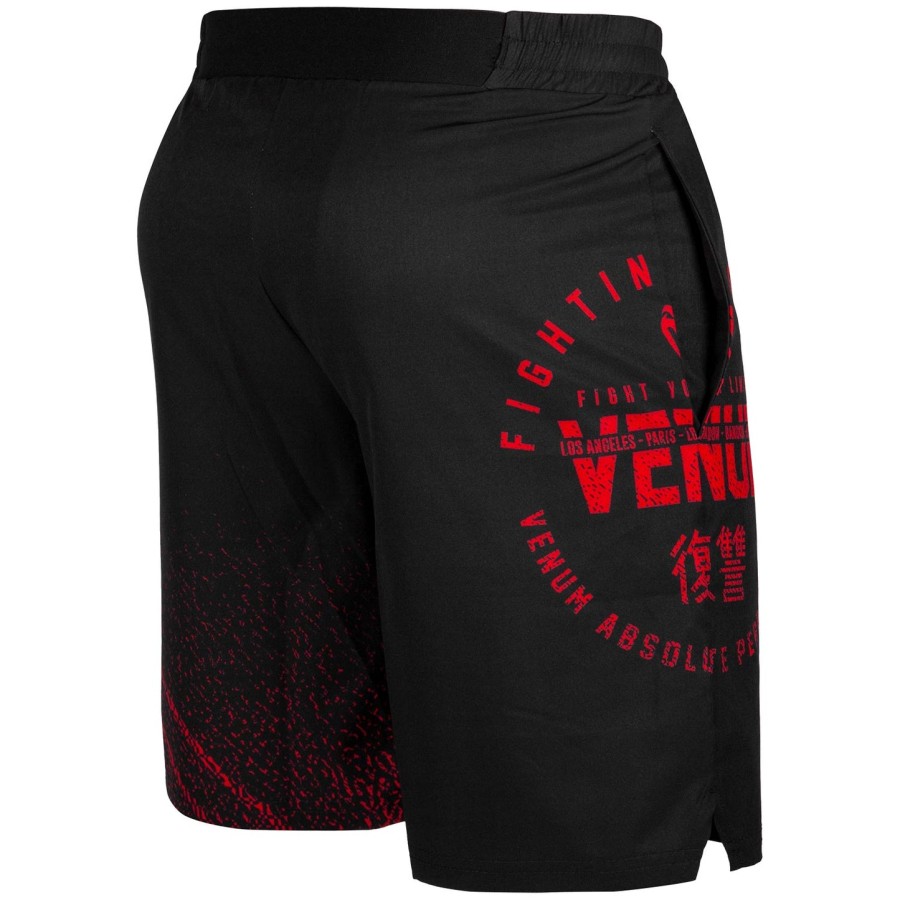 venum signature treningsshorts - svartrød