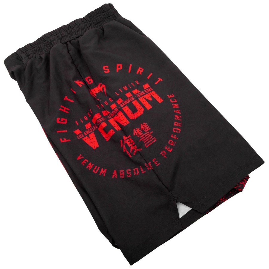 venum signature treningsshorts - svartrød