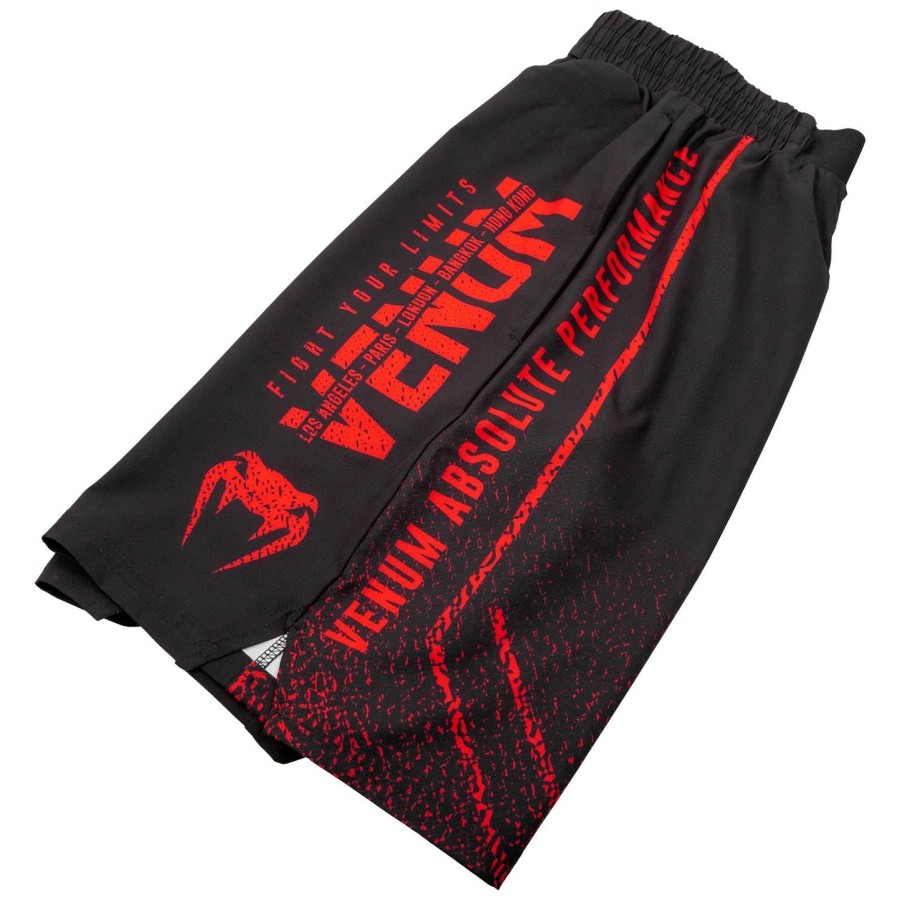 venum signature treningsshorts - svartrød