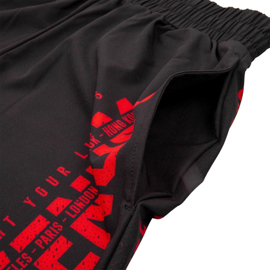 venum signature treningsshorts - svartrød