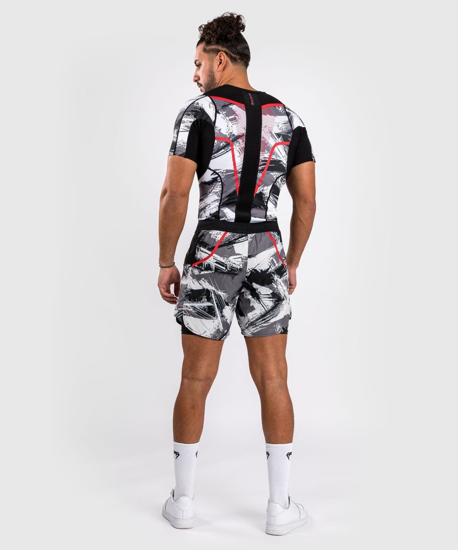 venum electron 3.0 treningsshorts - grårød