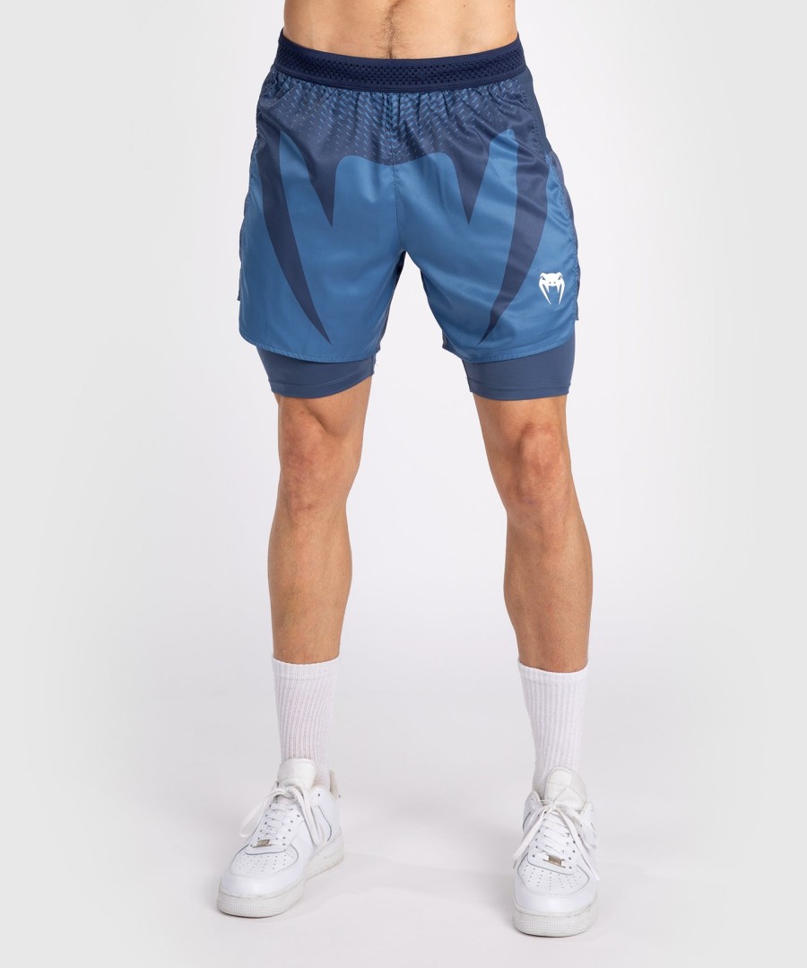 venum attack herre kampshorts - marineblå