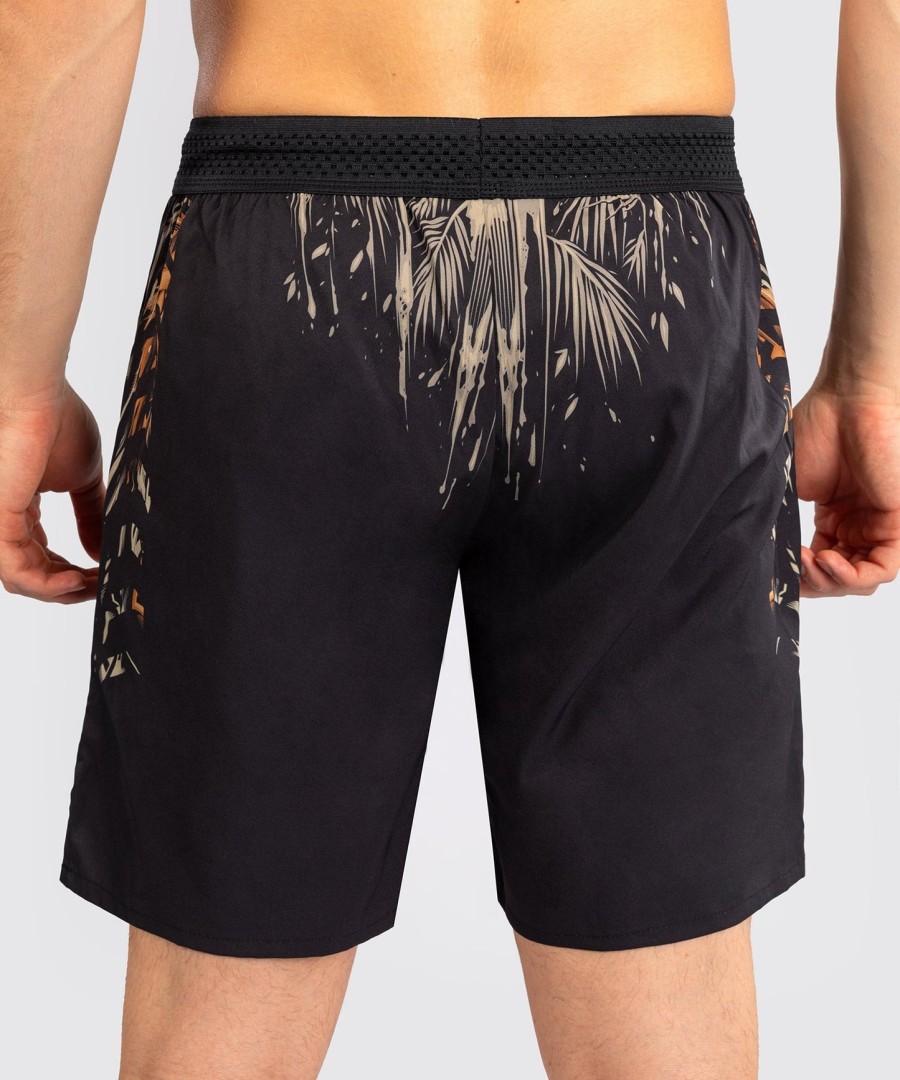 venum tiger herre treningsshorts - svartneon oransje