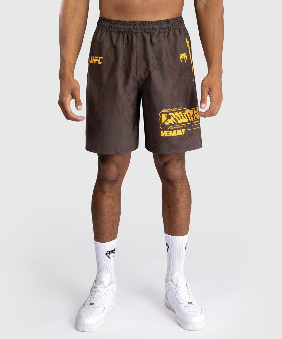 ufc fusion av venum fight week menn performance shorts - jordbrun