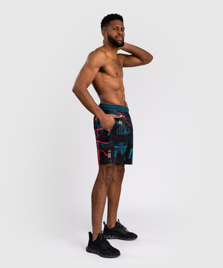 ufc fusion av venum miami edition fight week herre performance shorts - svart